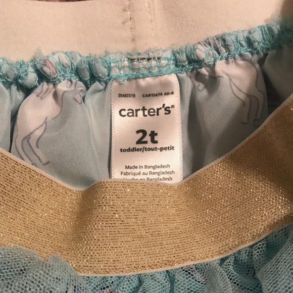 Carter’s 2T Unicorn Outfit Skirt & Top Shirt - Picture 10 of 10